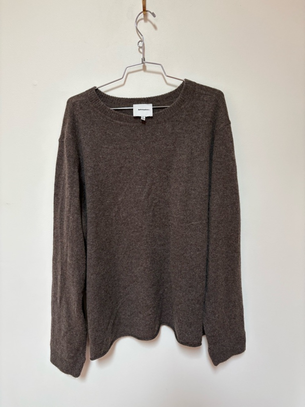 NWOT Reformation Cashmere Boyfriend Sweater Size XL Women’s - Picture 4 of 16
